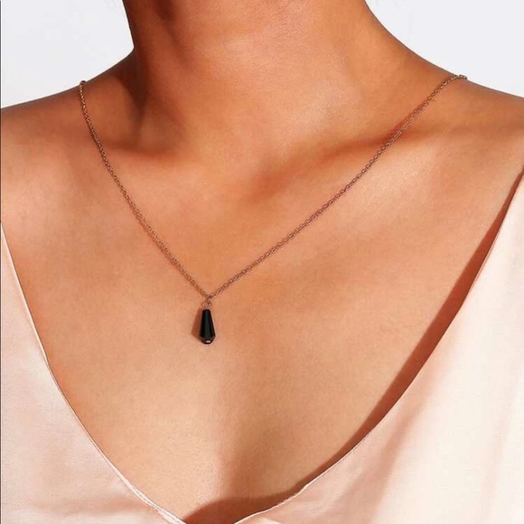 Tassel Chain Back Necklace - Picture 2 of 5